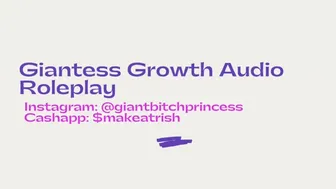 (Audio Only!) Giantess Growth Erotic Audio Asmr Roleplay