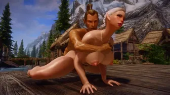 Juicy Blondy Elf Baby Rides A Big And Hard Dick