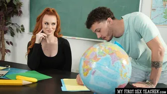 Professor Madison Morgan Loves To Taste A Big Cock In The Classroom