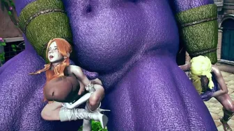 Huge Monster Ork Fuck With Beautiful Girls - 3D Hentai Animation