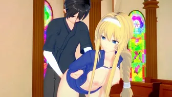 Alice X Kirito (Extended Vers.) - Sword Art Online / Sao - 3D Hentai