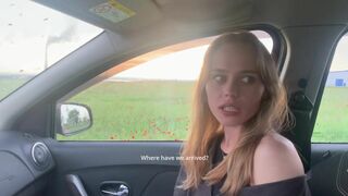 Young Sexy Passenger Made Me Cum Twice Because She Had No Money