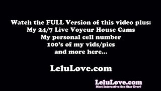 Couple Fucks Long & Hard On Live Webcam To Creampie Finish & Three More Vibrator Orgasms - Lelu Love