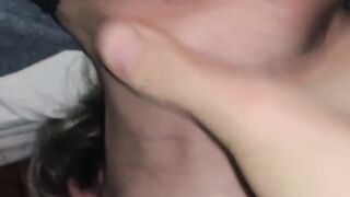 He Grabs My Neck And Fuck My Throat Upside Down - Throat Bulging