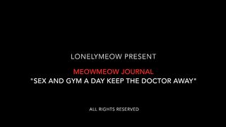 Meowmeow Journal 'Sex And Gym A Day Takes The Doctor Away' 4K Uncut