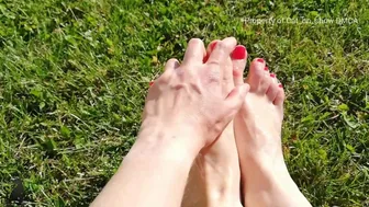 Bare Feet Oil Massage In The Garden (Teaser)