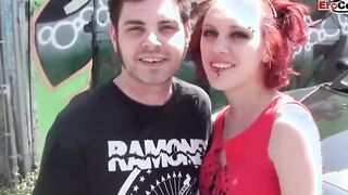 Skinny Red Haired Punk Cunt With Mouth With Small Titted Fuck