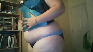 Bbw Shoves A Toy In Her Fat Pussy