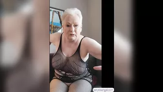 Big Boobs Granny Mom Feels Really Horny For You