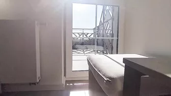 Dickflash In The Hotel The Neighbor Looks Out The Window And Then Gives A Blowjob